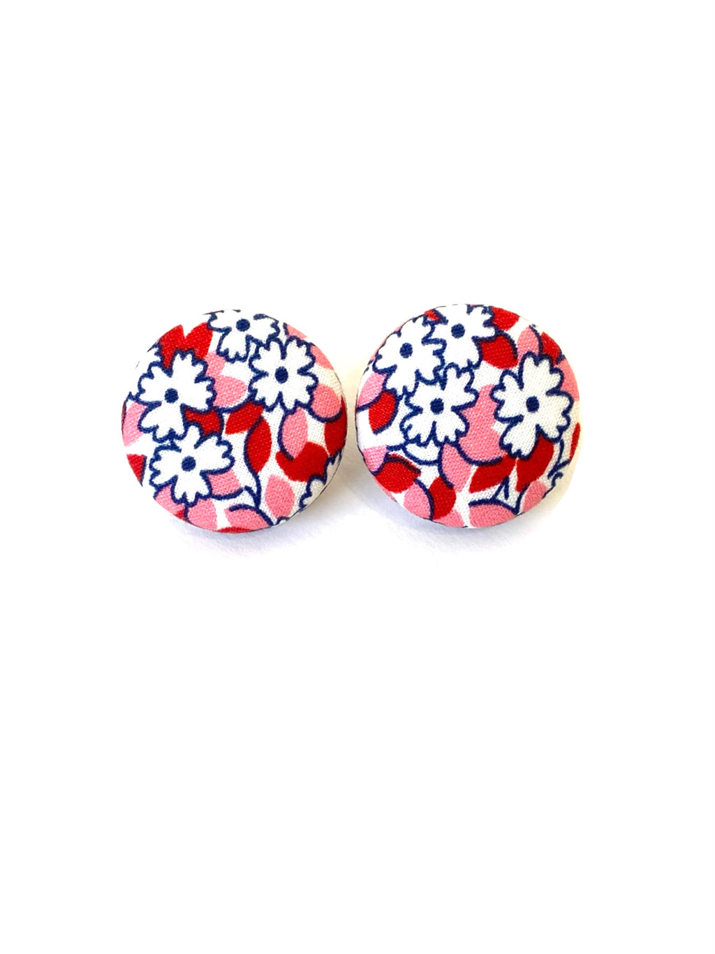 BOTÓN DE AZÚCAR - Medium Studs - Coral Flowers