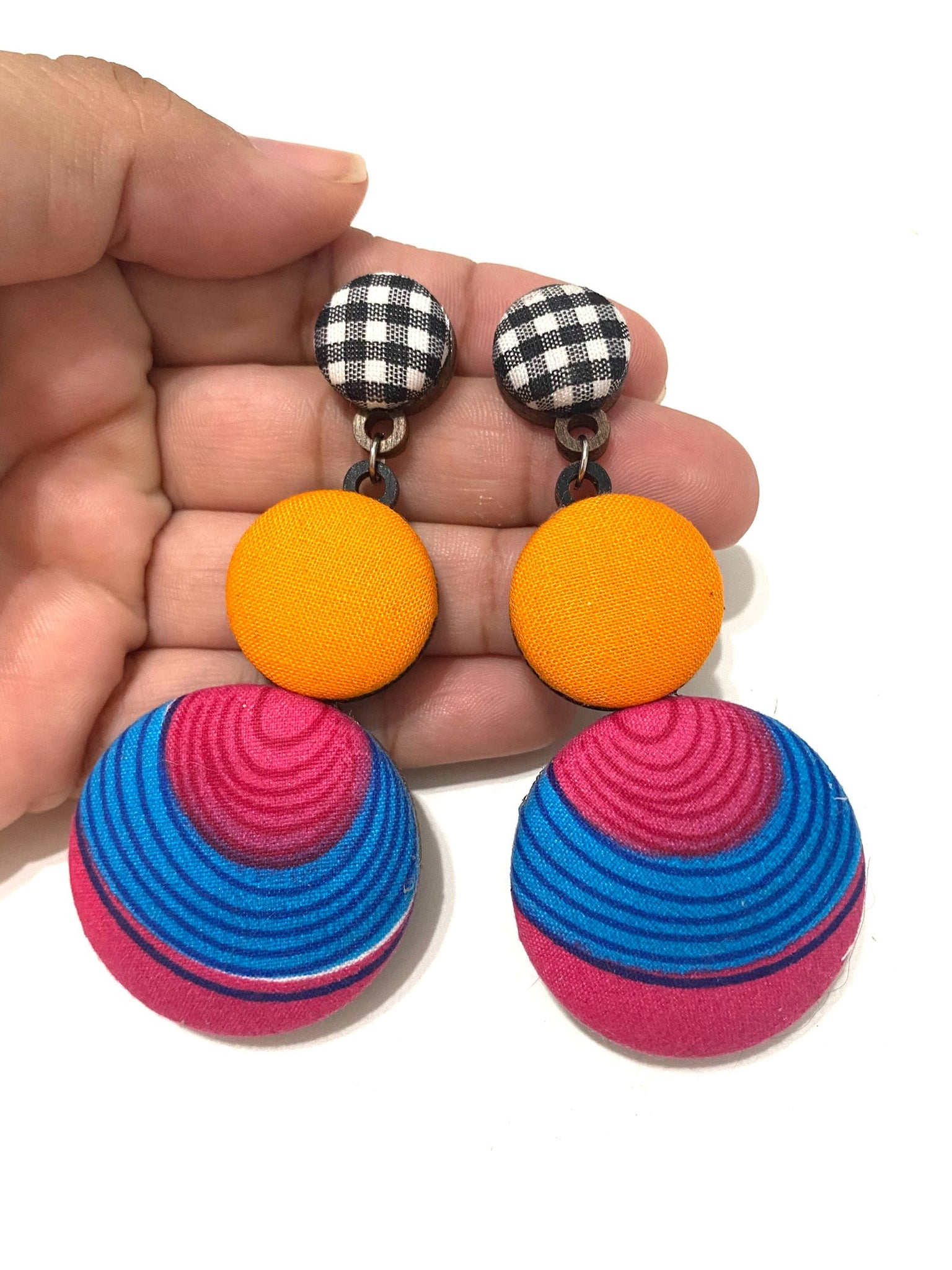 Azúcar Earrings- Electric Grunge