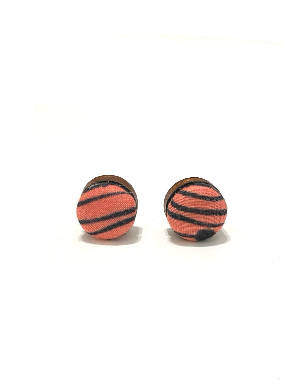 Small Studs - Salmon Texture