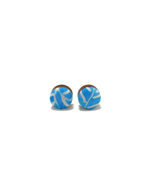 Small Studs - Batik Blue