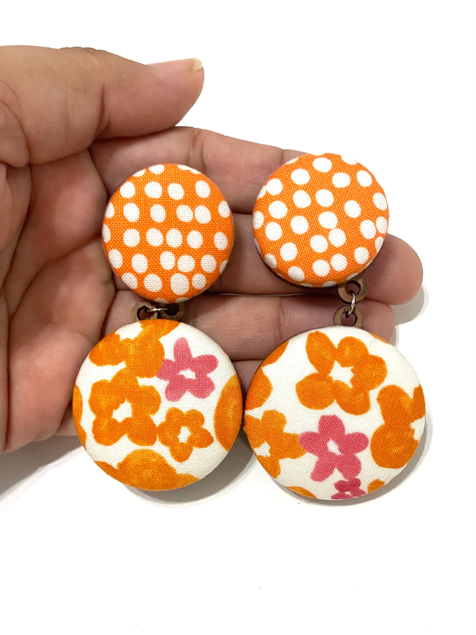 Acaramelao Earrings- Orange Candy