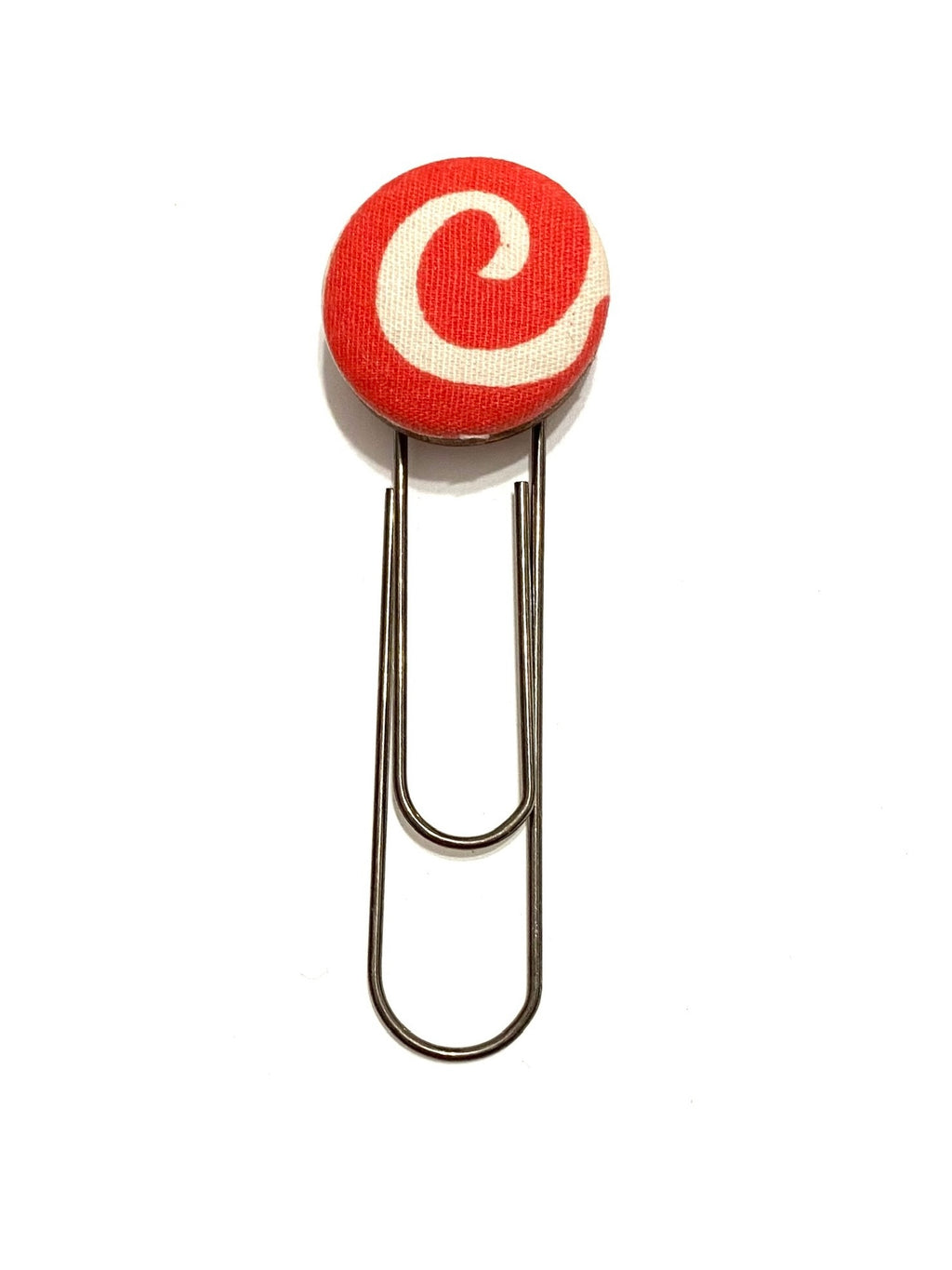 Red Swirl Bookmark