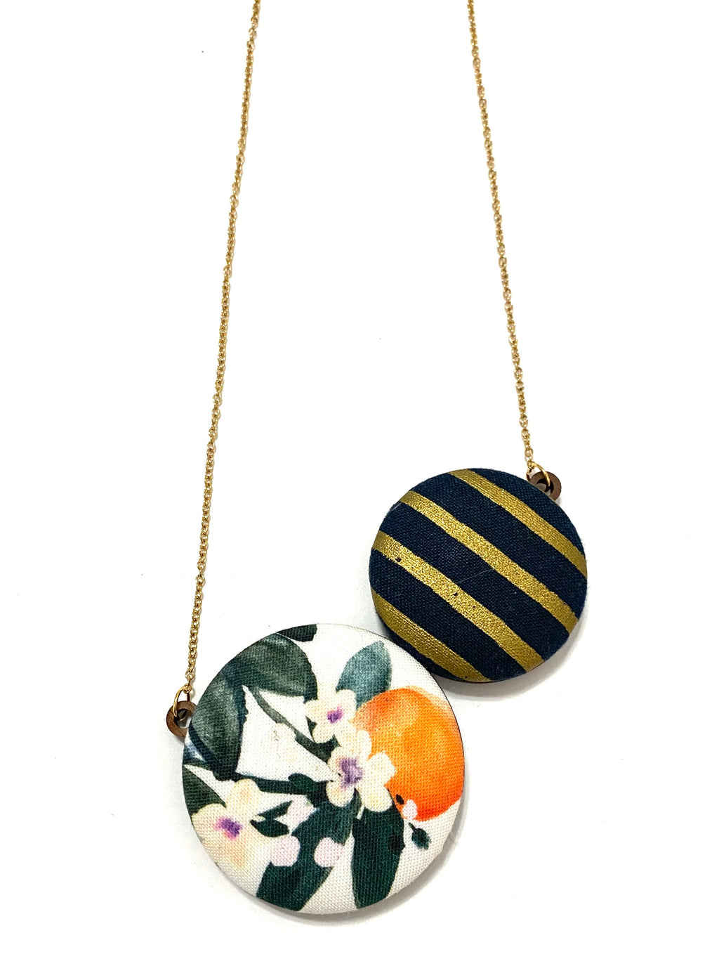 Acaramelao Necklace- Citrus and Gold