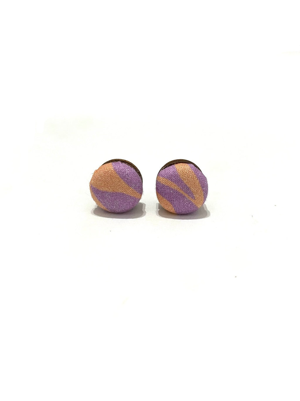 Small Studs - Salmon Lavender