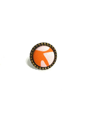 Brass Tone Ring- Corals