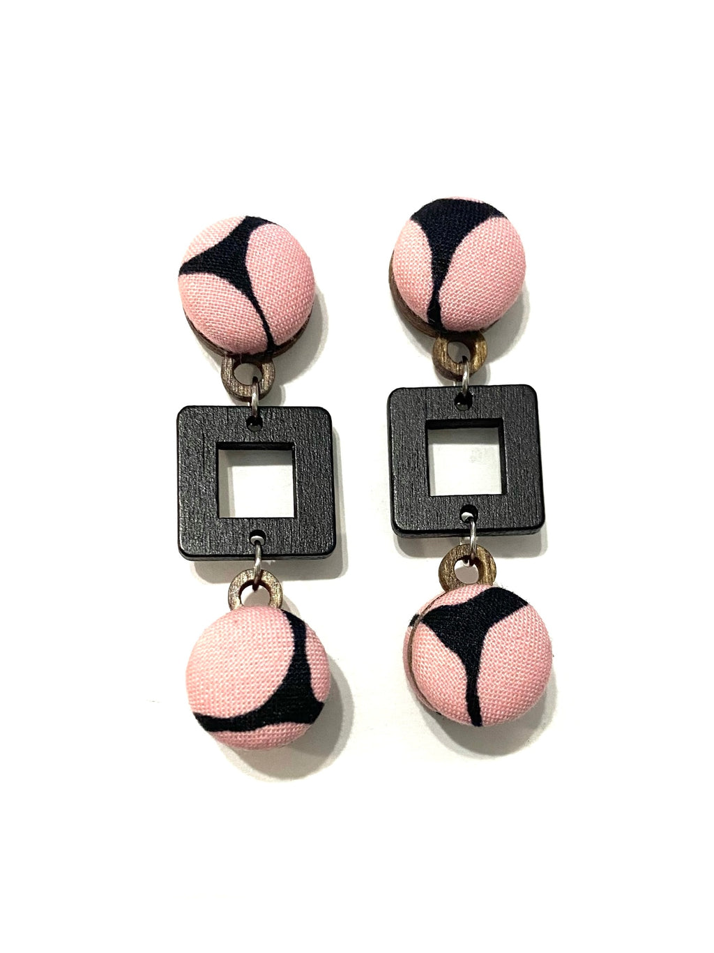 BOTÓN DE AZÚCAR - Ventana Earrings- Small- Bubblegum