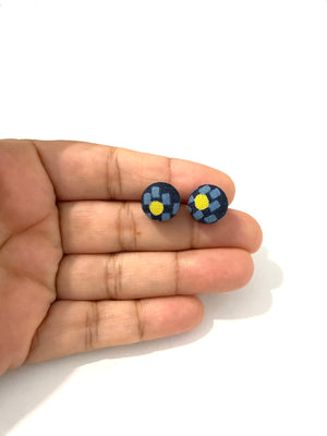 Small Studs - Blue Tiles