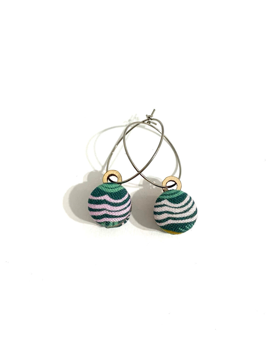 Small Everyday Hoops- Landscape Waves (Reversible)
