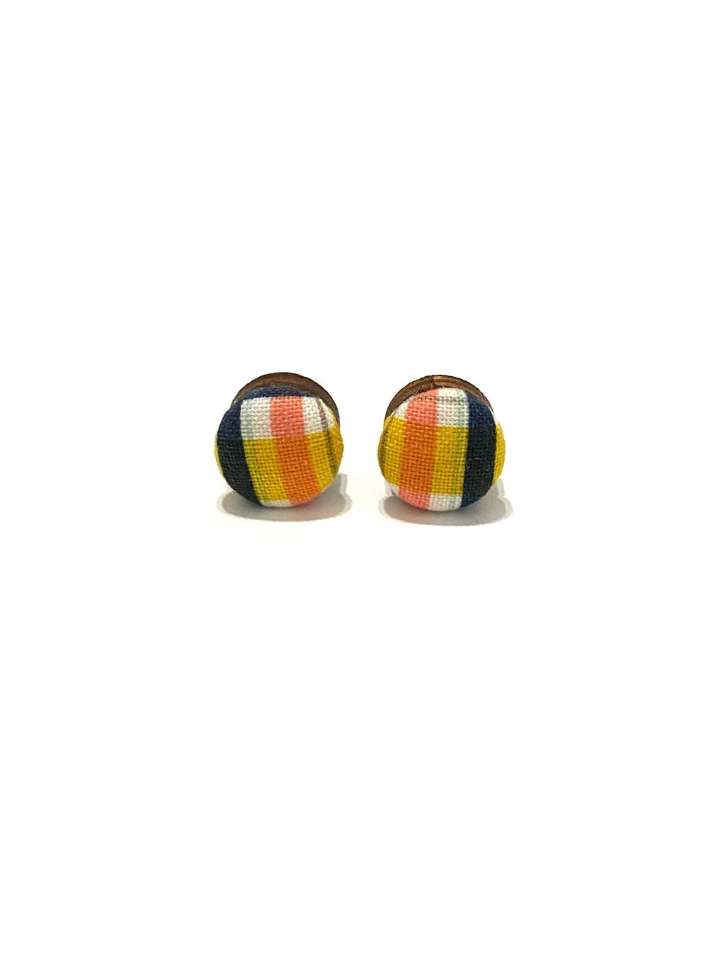 Small Studs - Plaid
