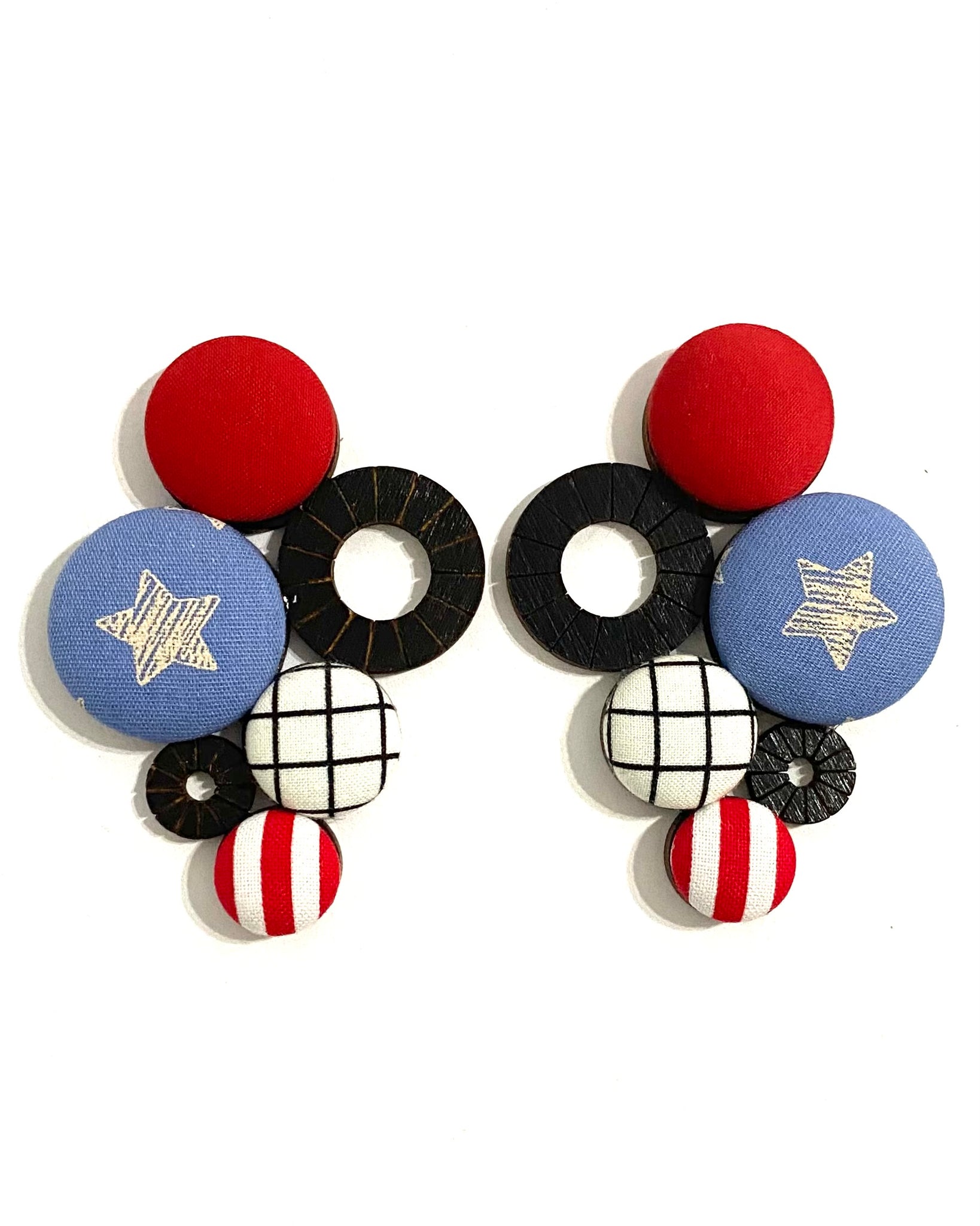 Vine Earrings- Black- Monoestrellada