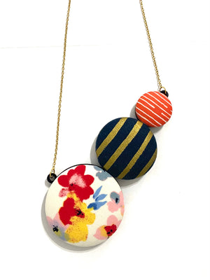 Paleta Necklace- Elegantly Floral
