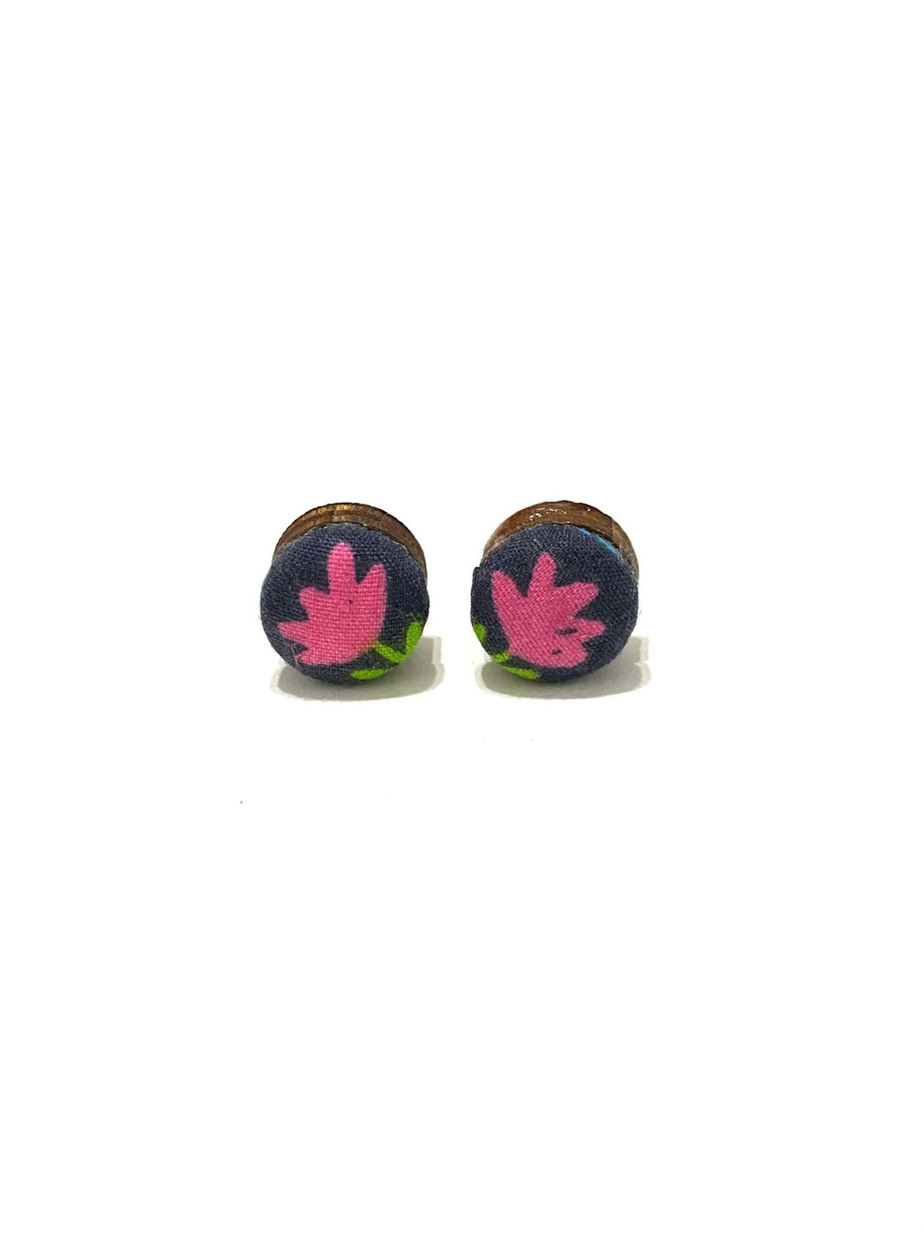 Small Studs - Pink Flower