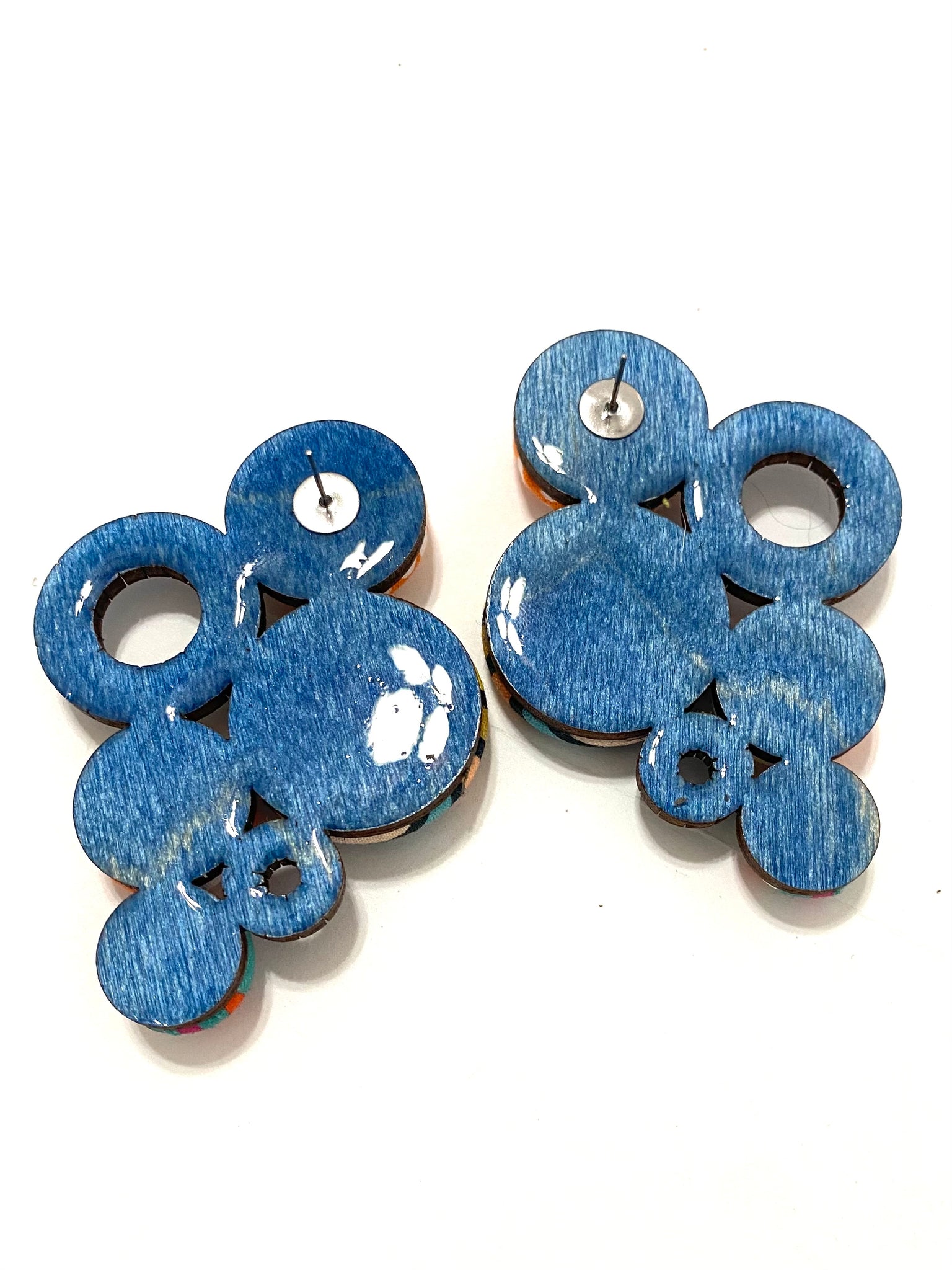 Vine Earrings- Blue- Skittles
