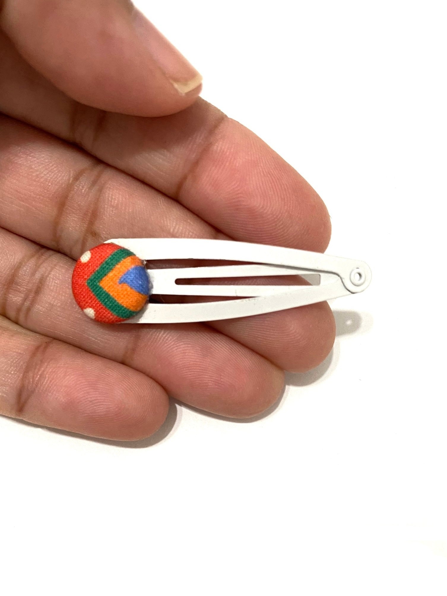 Hair Clips- White - Heat