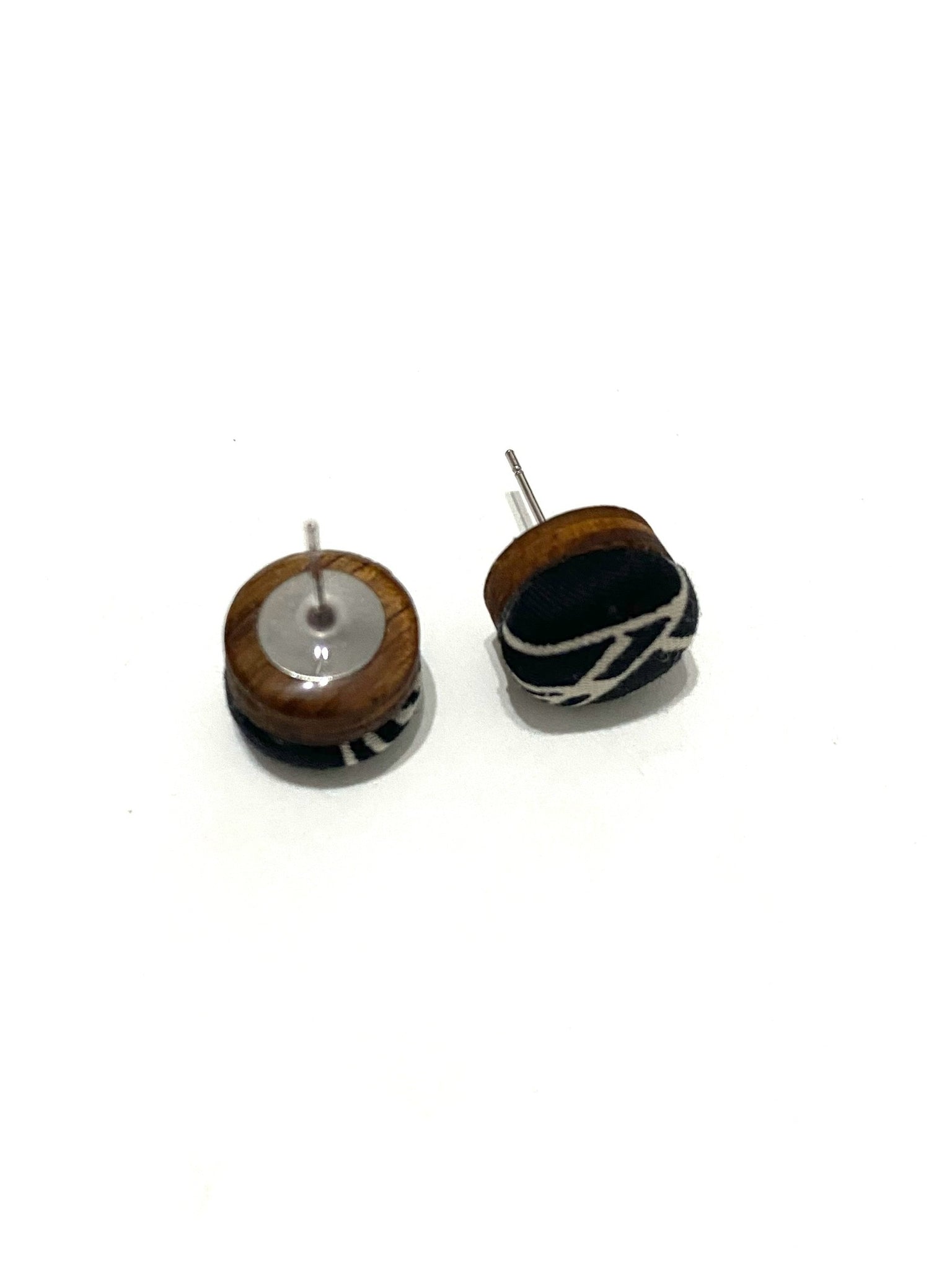 Small Studs - Scribbles on Black