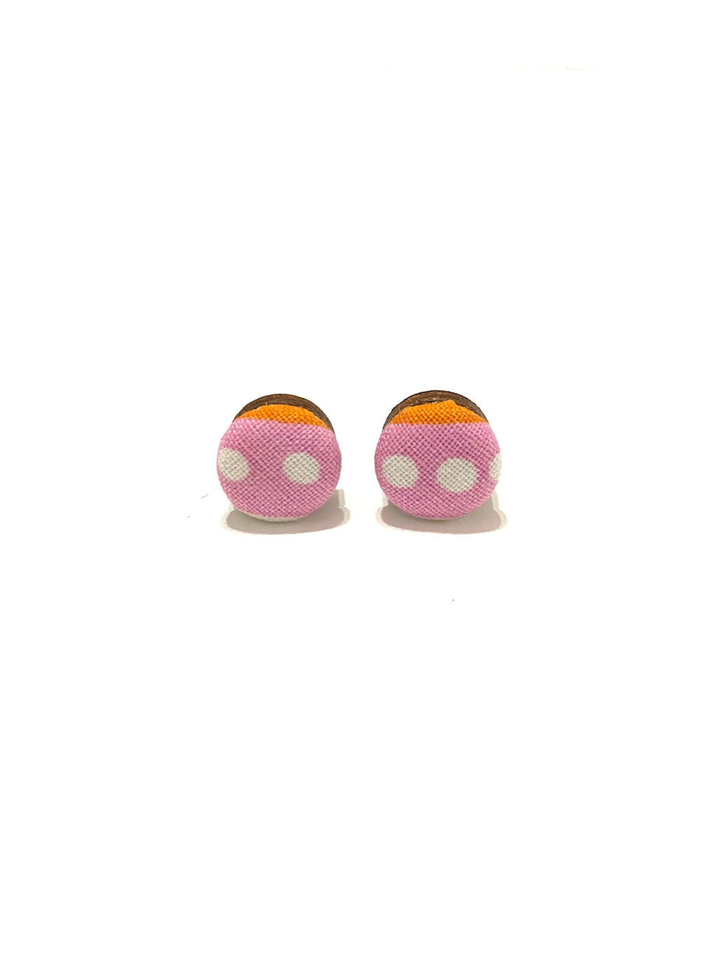 Small Studs - Dots in Pink