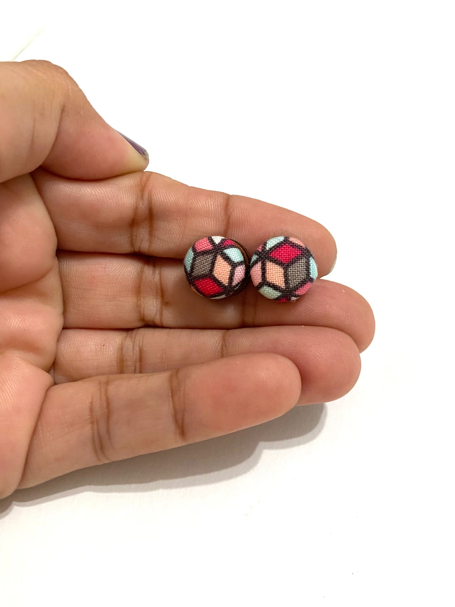 Small Studs - Cubist