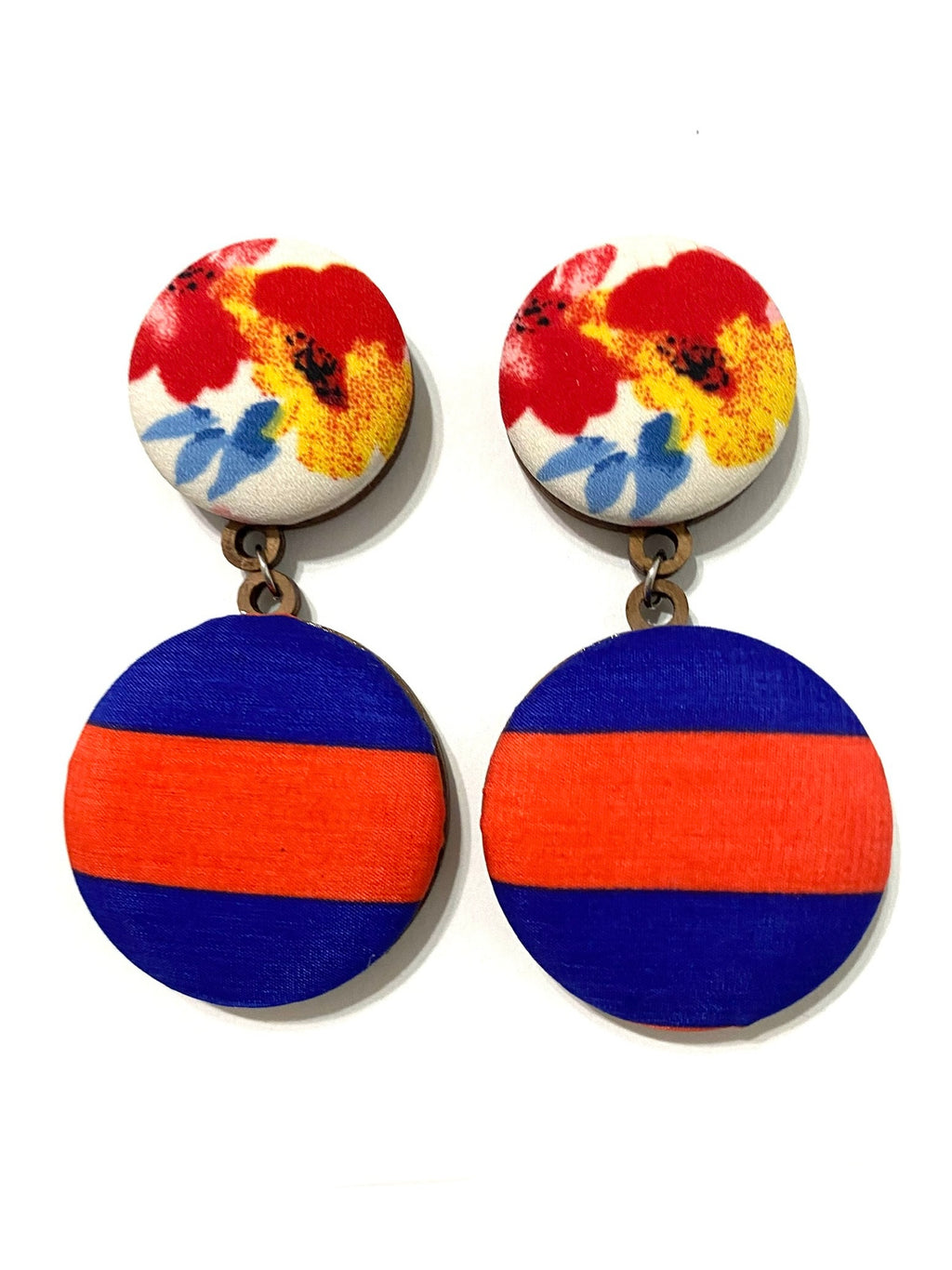 Acaramelao Earrings- Nautical Flowers