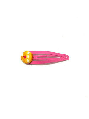 Hair Clips- Hot Pink- Yellow