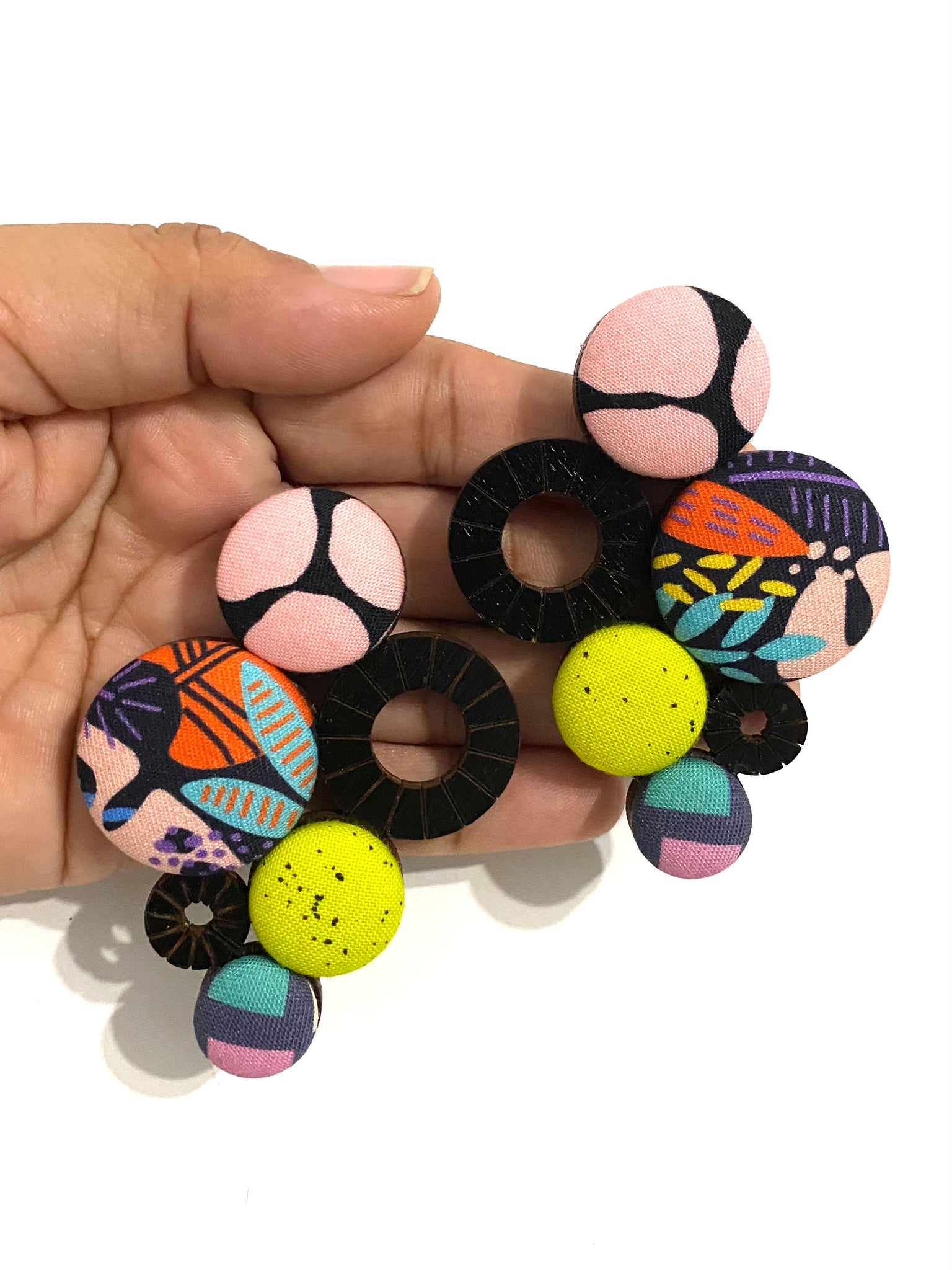 Vine Earrings- Black- Gumball