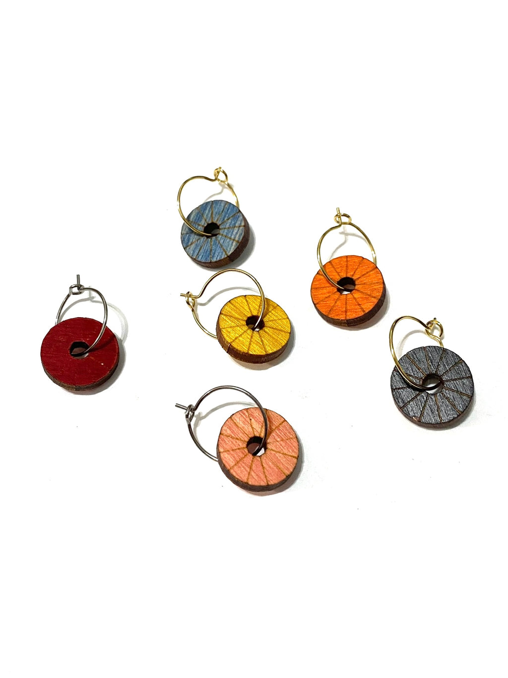 Everyday Wood Hoops- (Sold Individually)