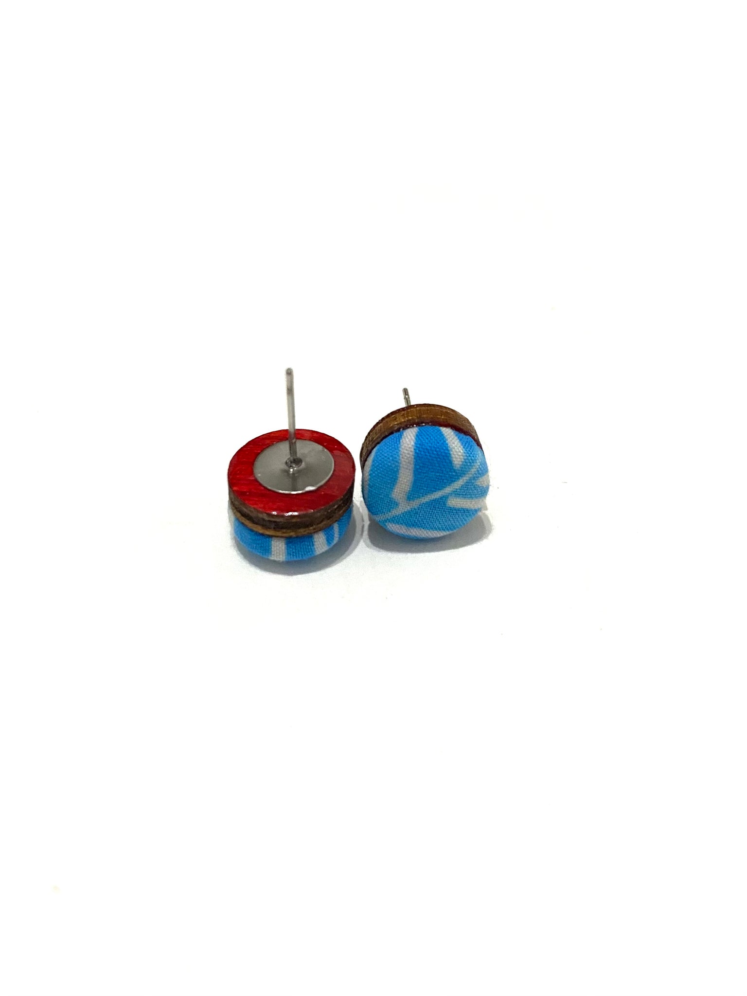 Small Studs - Batik Blue