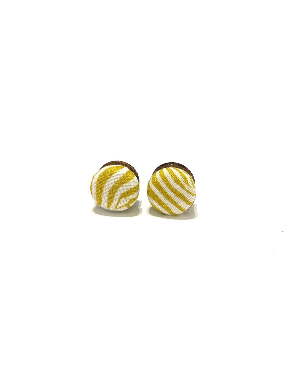 Small Studs - Green Zebra