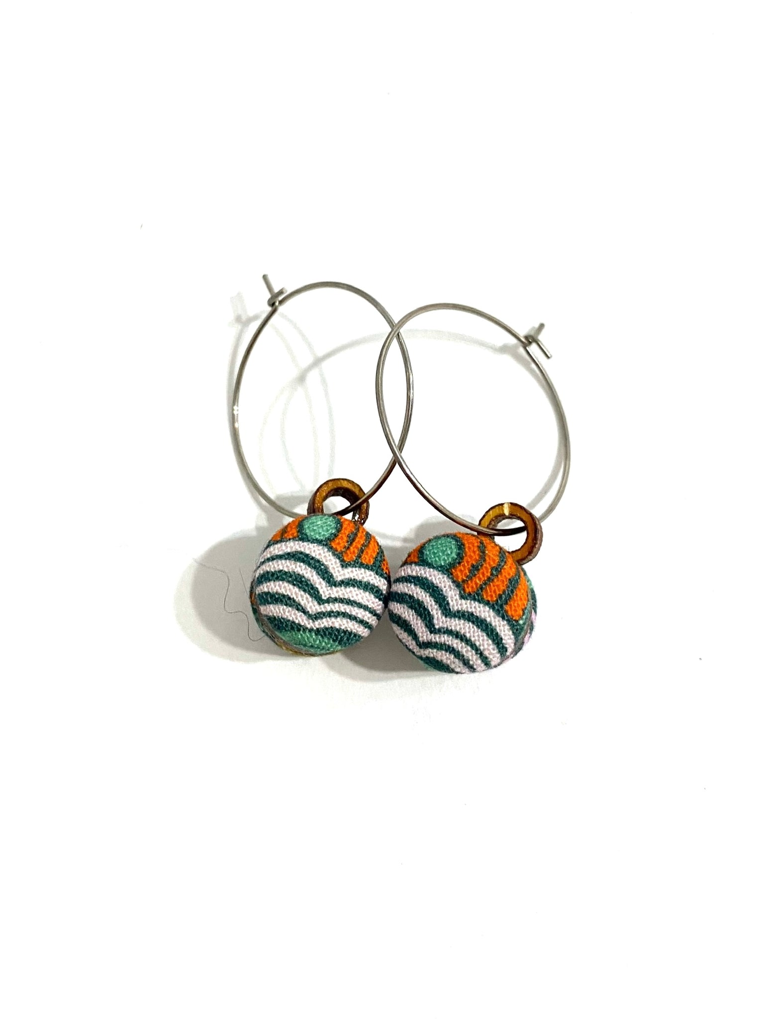Small Everyday Hoops- Landscape Waves (Reversible)
