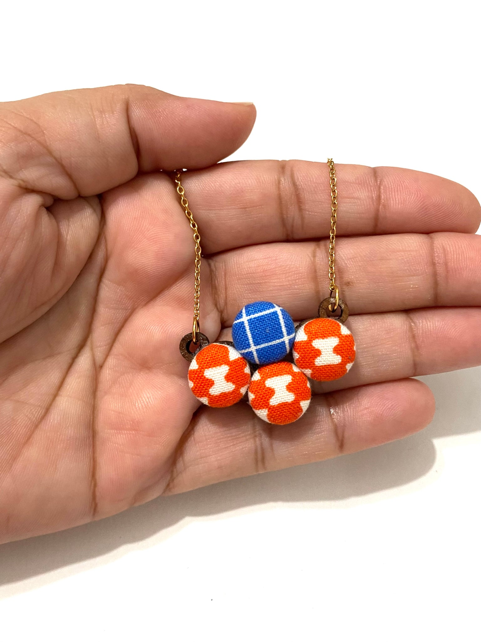 Mini Multi- Blue and Orange