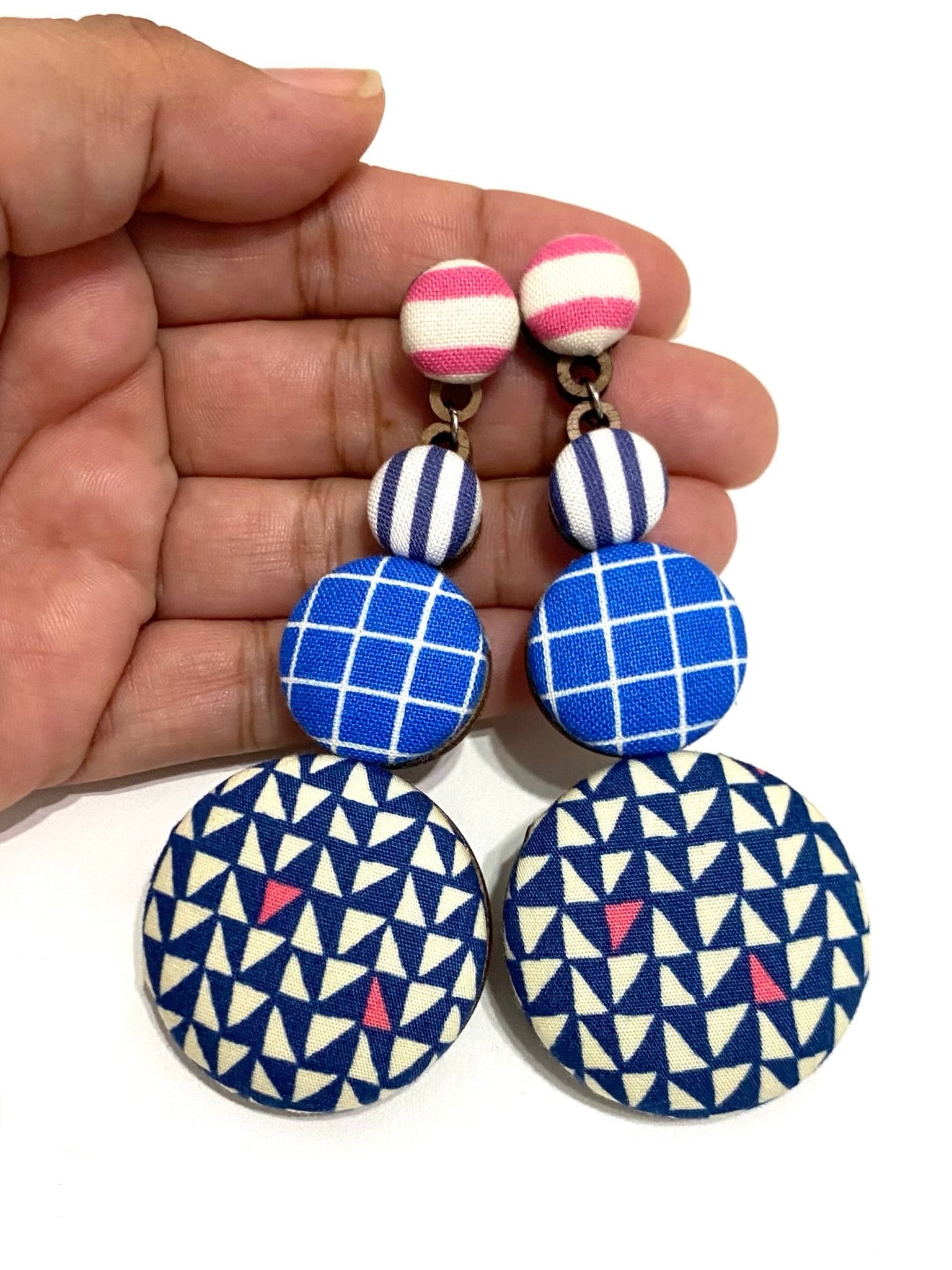 Paleta Earrings- Blues
