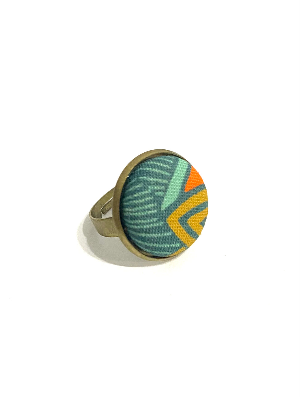 Brass Tone Ring- Meadowy