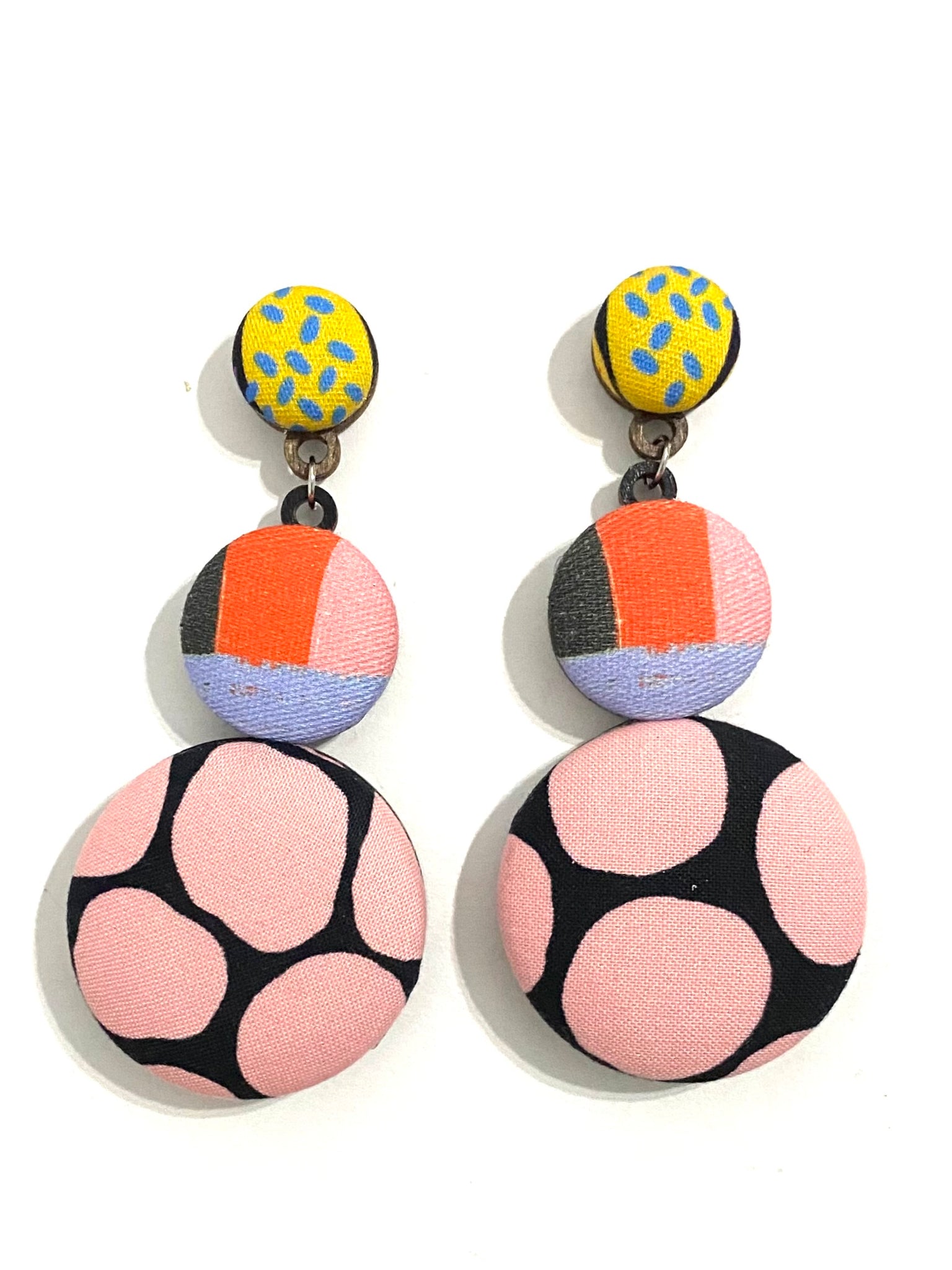 Azúcar Earrings- Funky in Pink