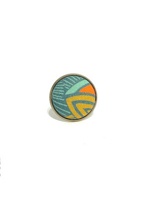Brass Tone Ring- Meadowy
