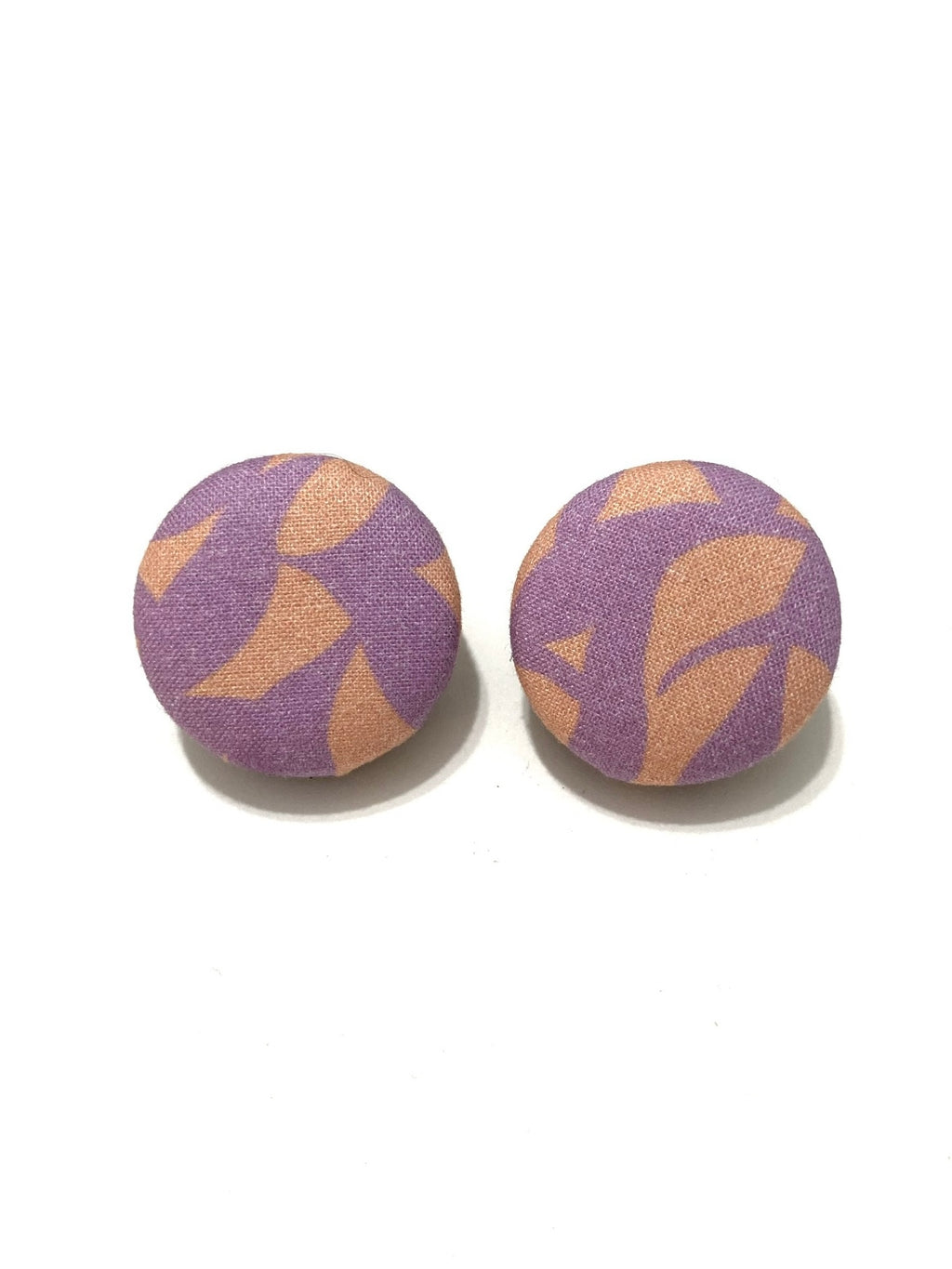 Medium Studs - Salmon Lavender
