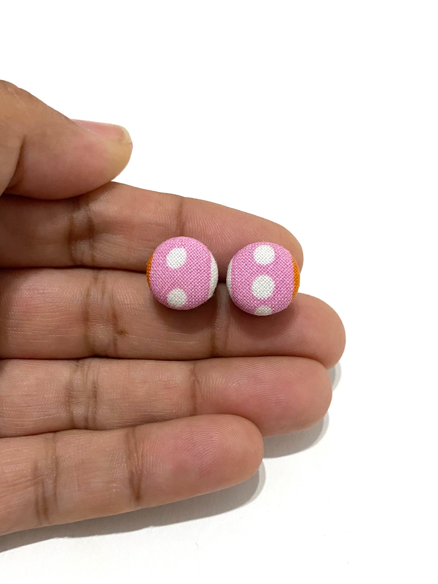 Small Studs - Dots in Pink