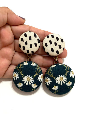 BOTÓN DE AZÚCAR - Double Earrings- Meadow