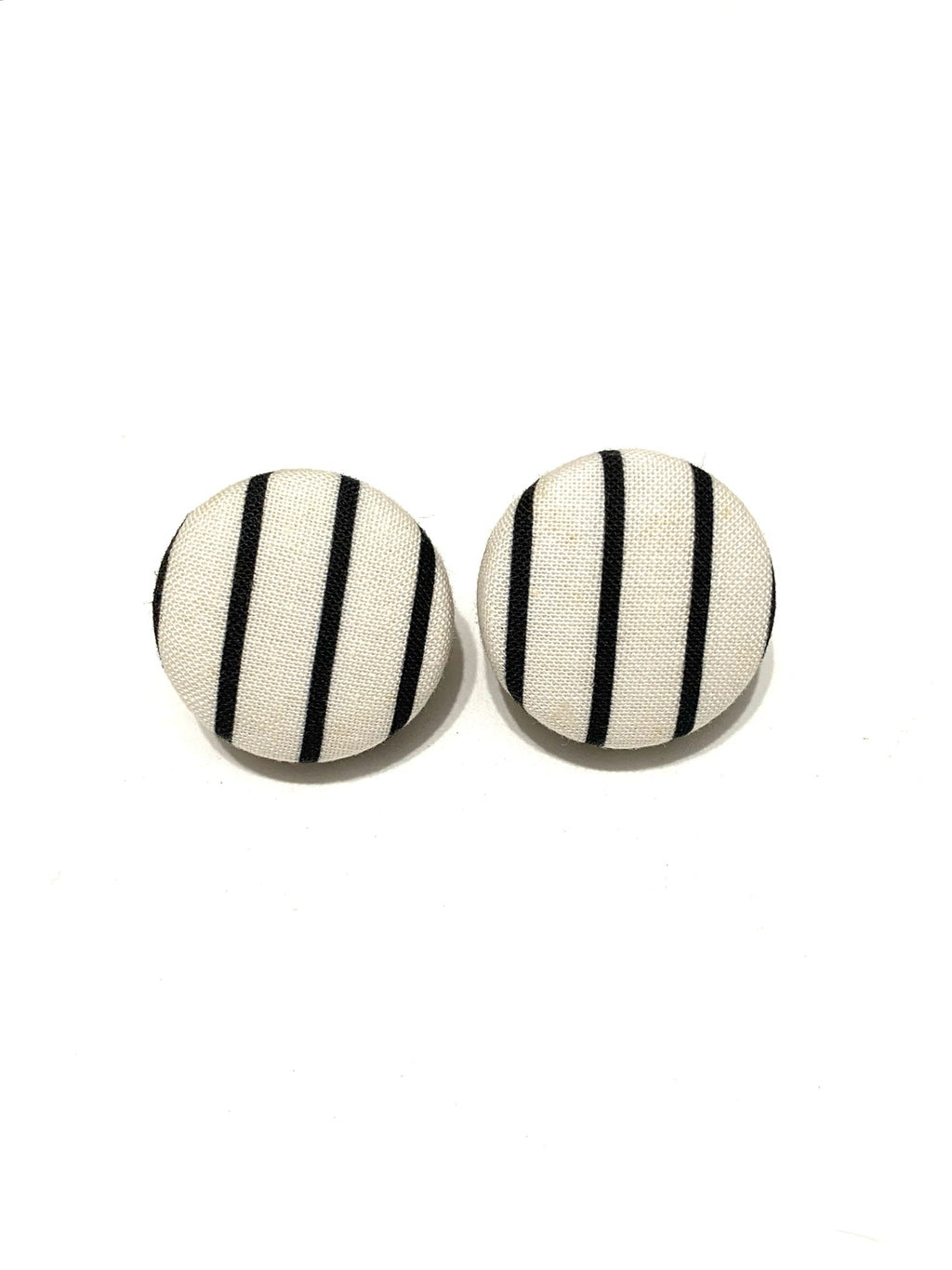 Medium Studs - Black Lines