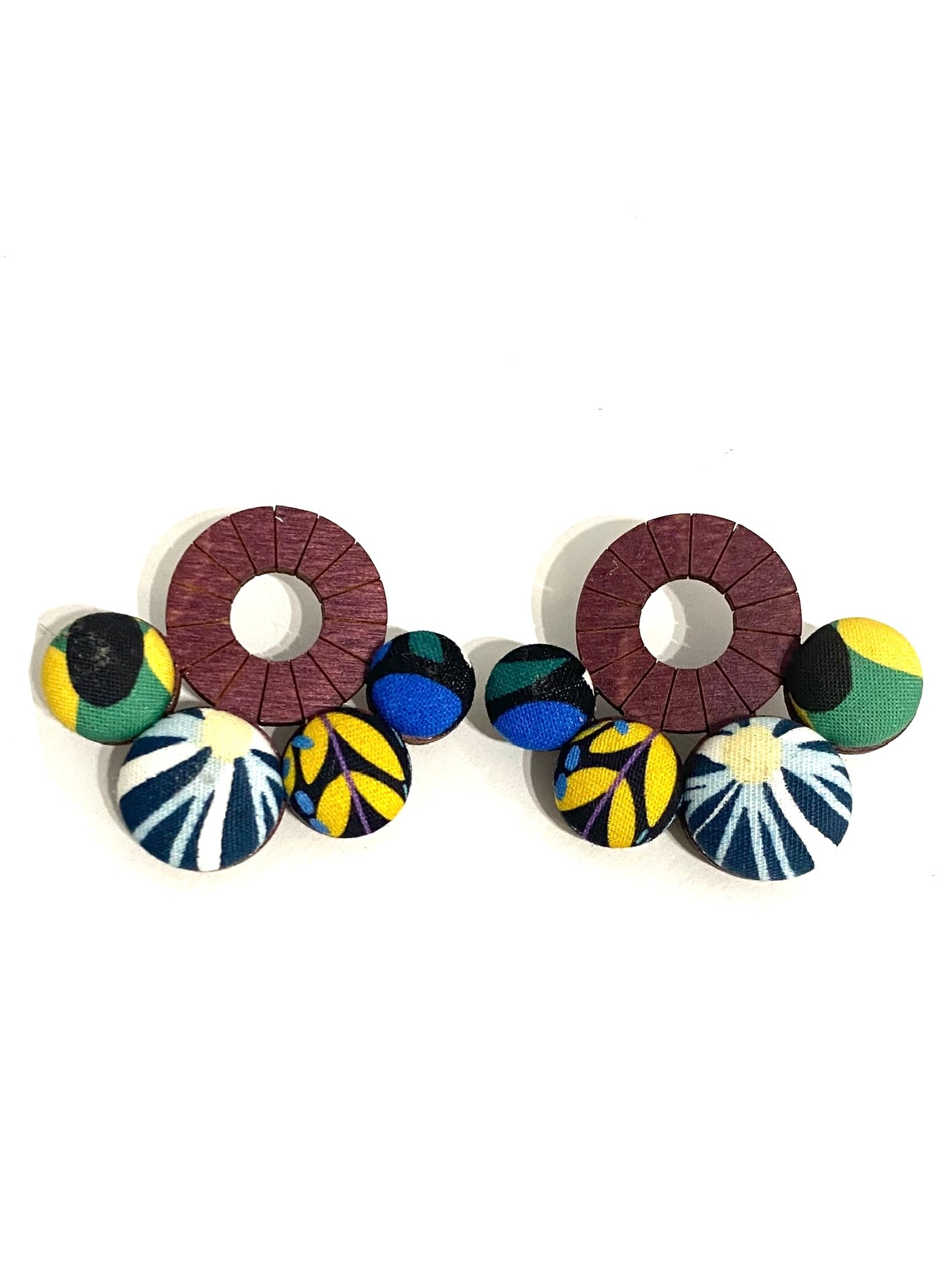 Nube Earrings- Plum - Jungly