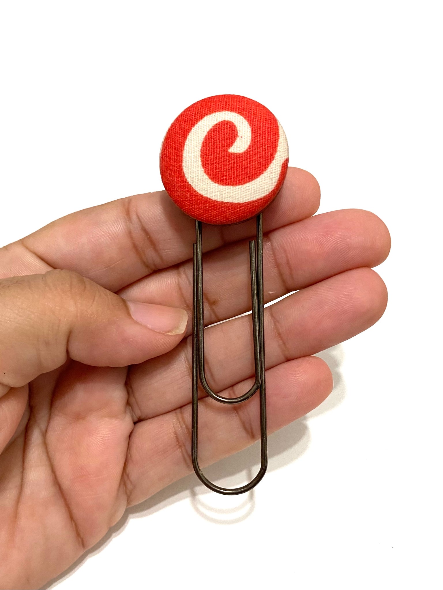 Red Swirl Bookmark