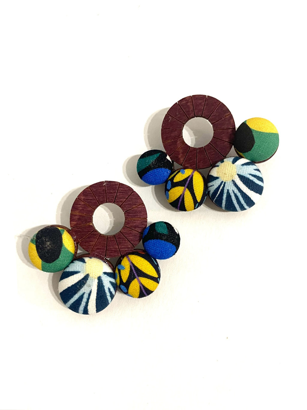 Nube Earrings- Plum - Jungly