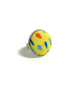 Silver Tone Ring- Strokes
