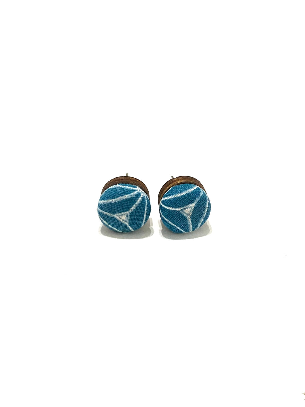 Small Studs- Teal Pyramids
