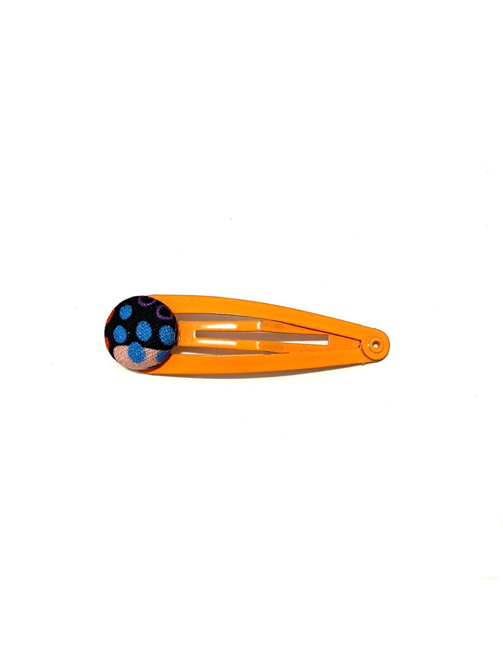 Hair Clips- Orange - Blueberries