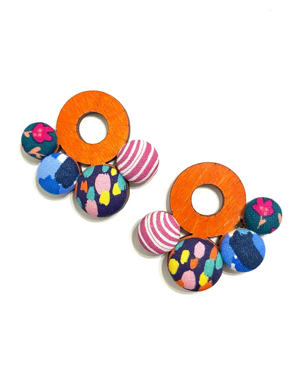 Nube Earrings- Orange - Picnic Party