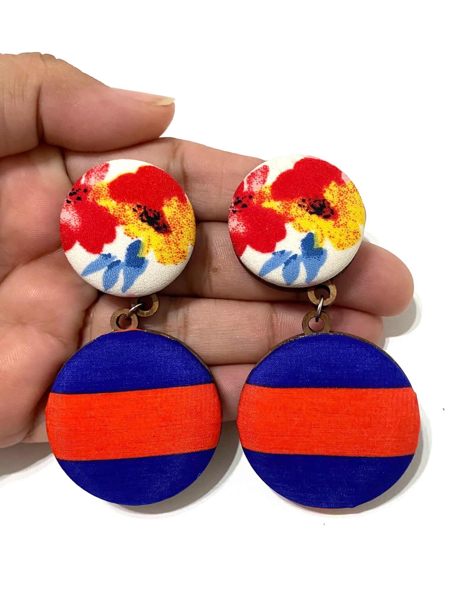 Acaramelao Earrings- Nautical Flowers