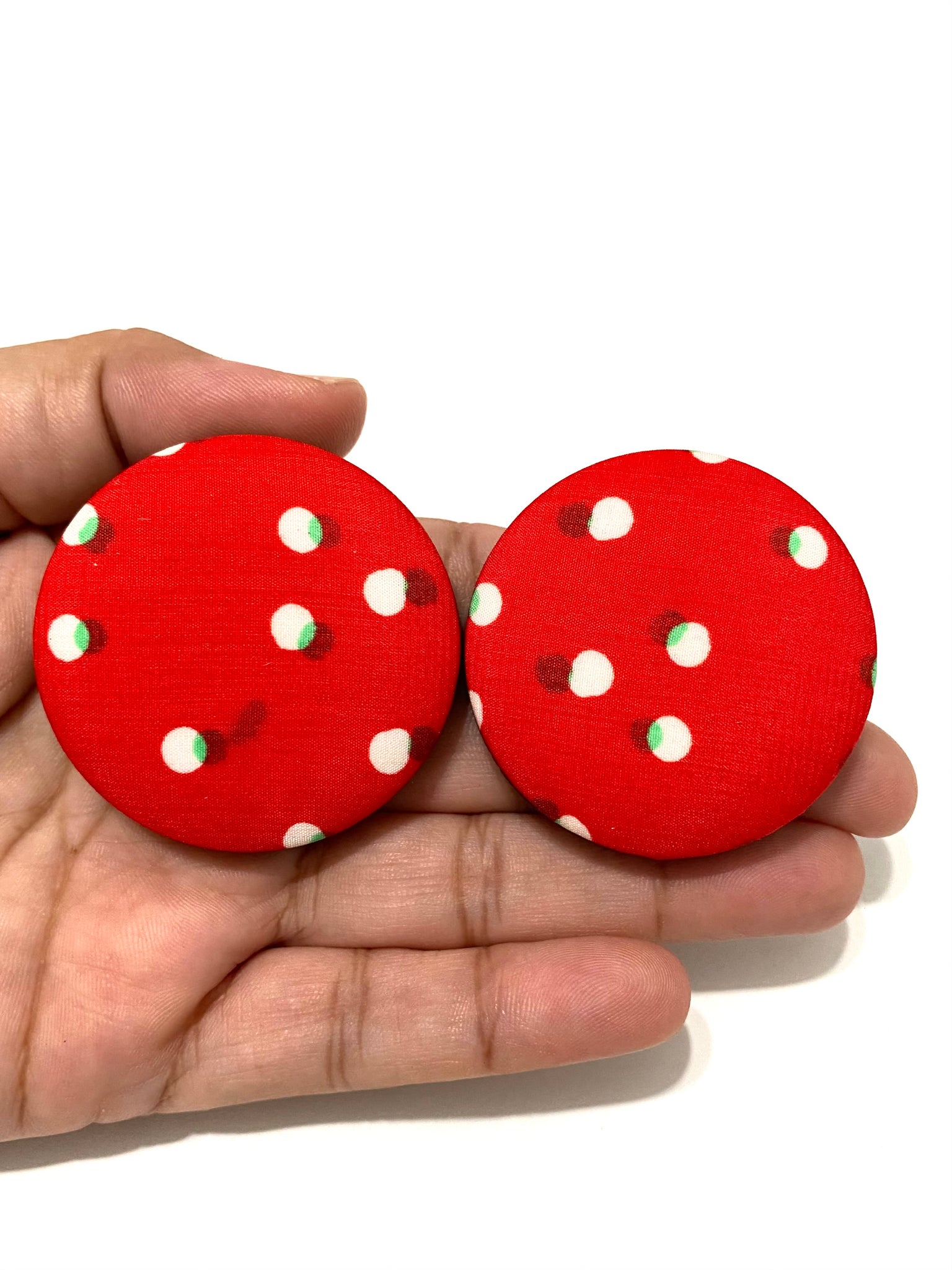 XLarge Studs - Mint in Red