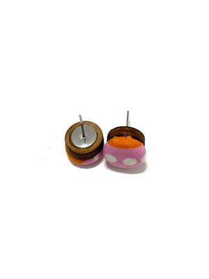 Small Studs - Dots in Pink