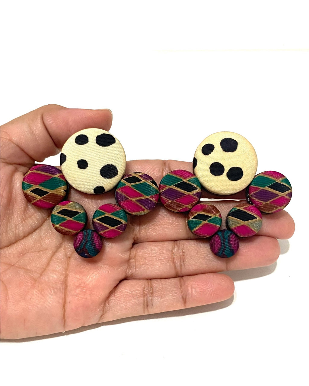 Arrow Earrings- Harlequin