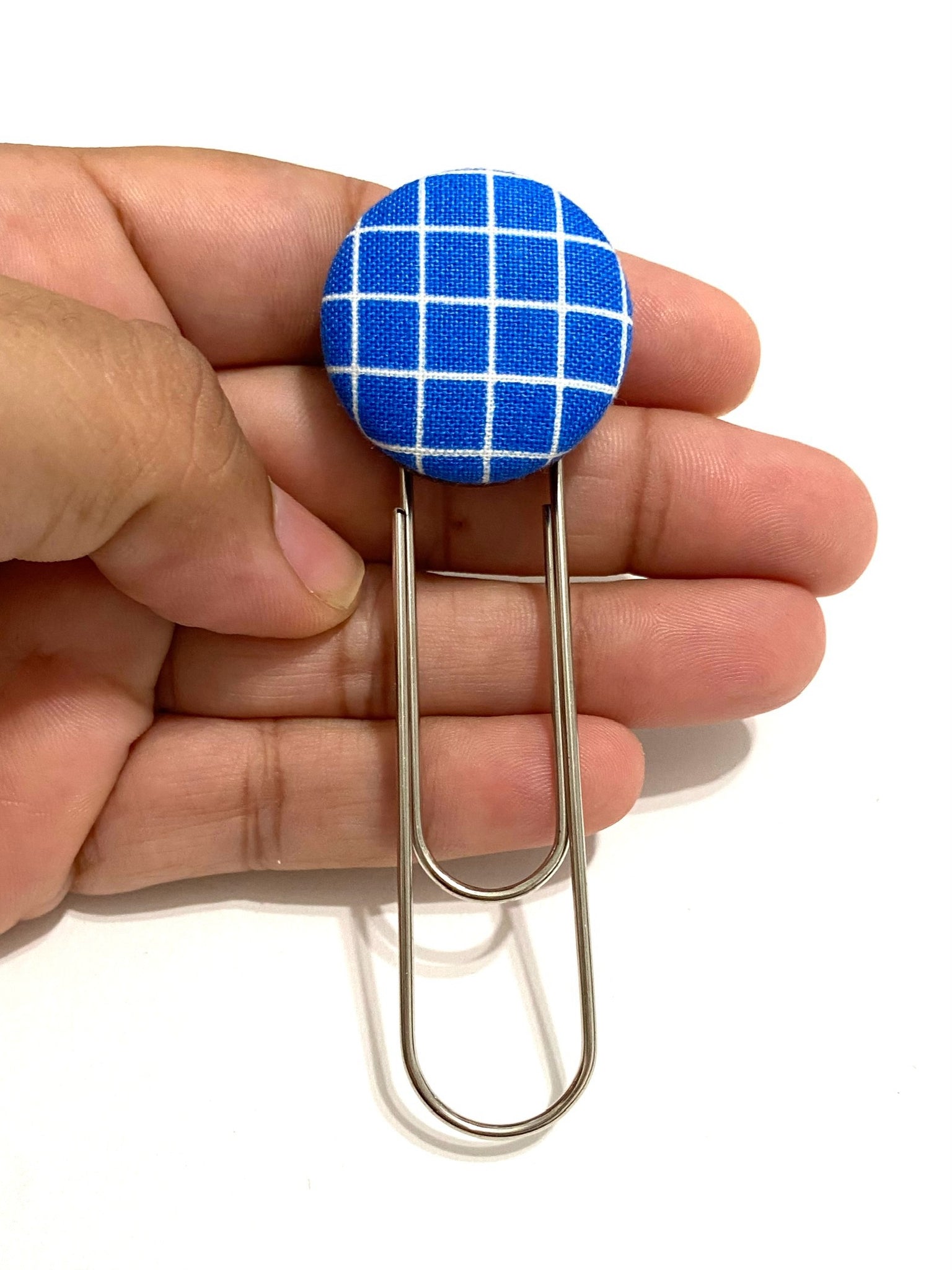 Blue Grid Bookmark