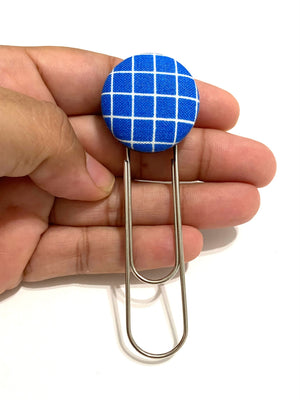 Blue Grid Bookmark